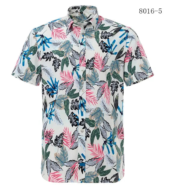 Summer Hot Beach Hawaiian Flower Shirt