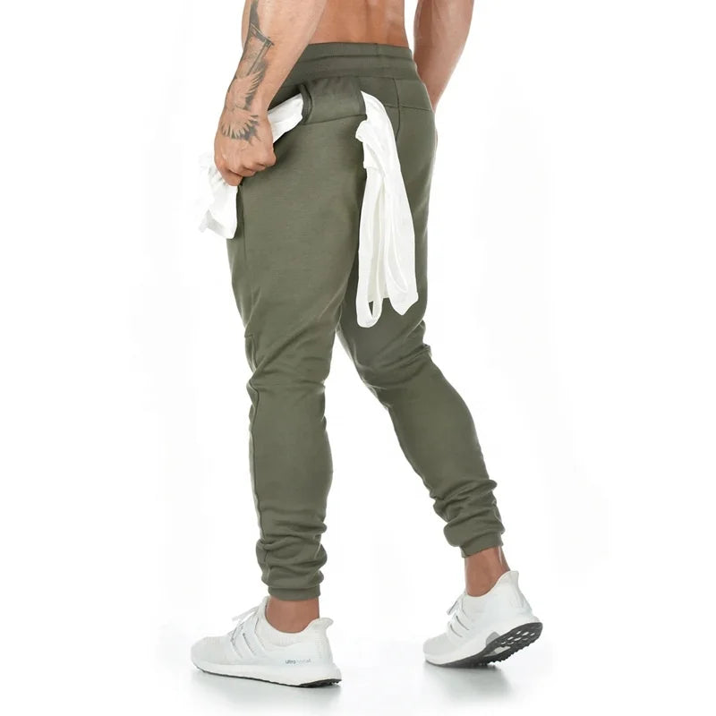 Custom Zip Phone Pockets Cotton Sweatpants