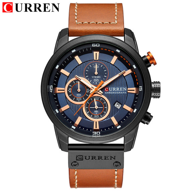 Men's Casual Sport Waterproof Watch