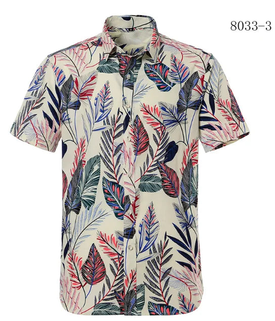 Summer Hot Beach Hawaiian Flower Shirt