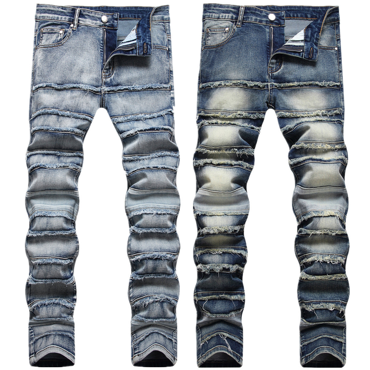 Fashion Slim Fit Ripped Jeans Pencil Pants Hole