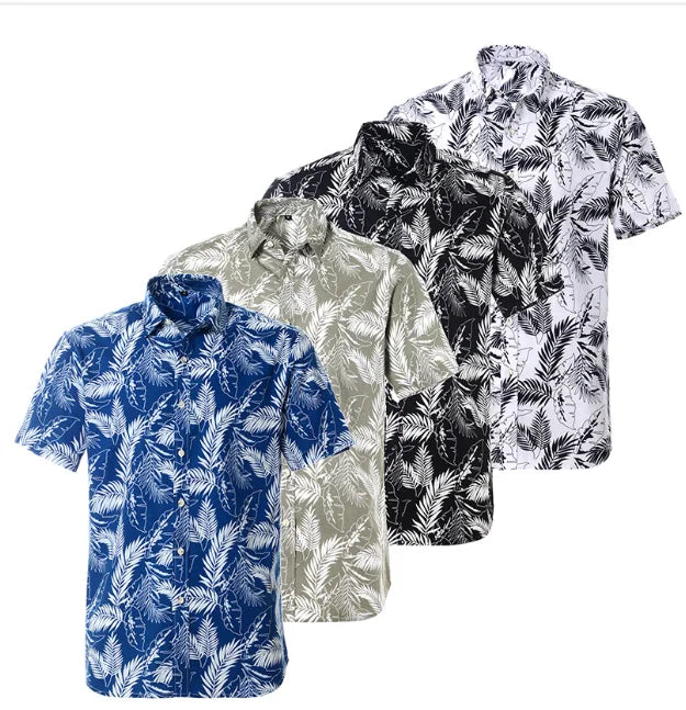 Summer Hot Beach Hawaiian Flower Shirt