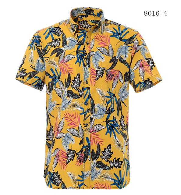 Summer Hot Beach Hawaiian Flower Shirt