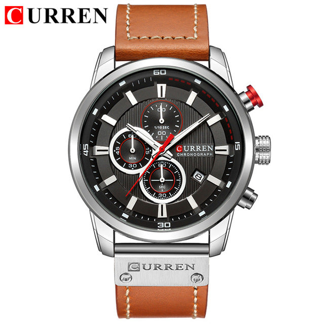 Men's Casual Sport Waterproof Watch