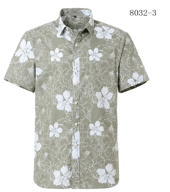 Summer Hot Beach Hawaiian Flower Shirt