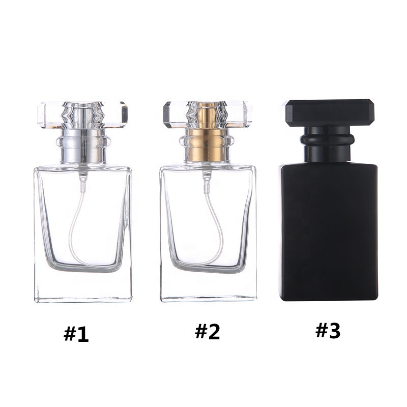 Empty Luxury Flat Square Spray Fragrance