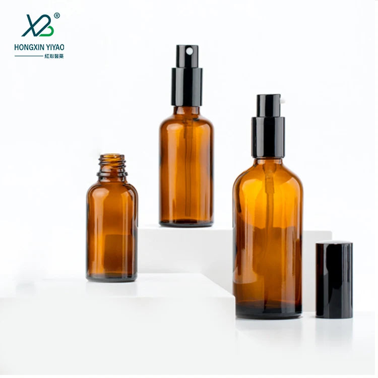 Tea Cosmetics Essence Glass Bottles Personal Care