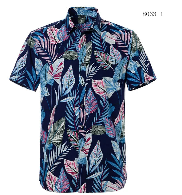 Summer Hot Beach Hawaiian Flower Shirt