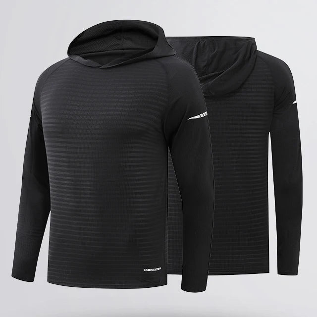 Custom DRY-FIT Reflective Mens Jogging Running Hoodie