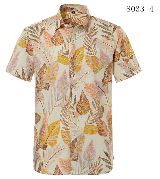 Summer Hot Beach Hawaiian Flower Shirt