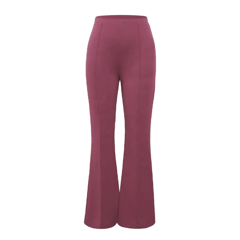 Wide Leg Stretch Work Trousers