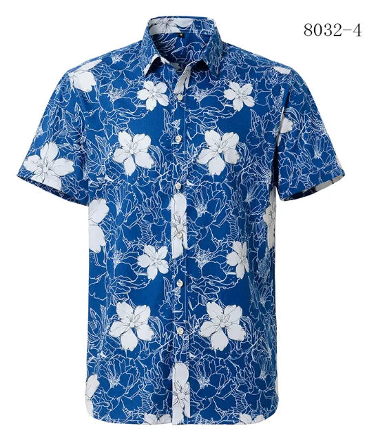 Summer Hot Beach Hawaiian Flower Shirt