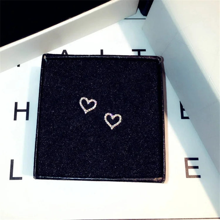 Stud Earrings Bijouterie Heart