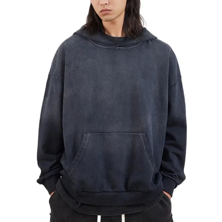 Boxy Cotton Heavyweight French Terry Vintage Hoodies