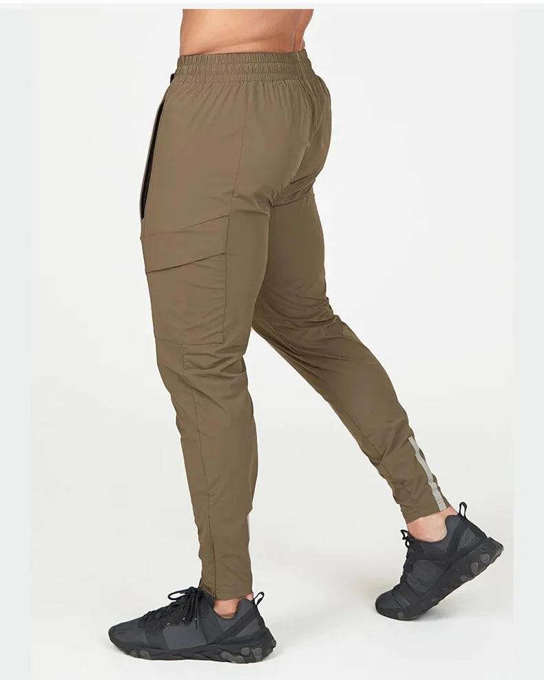 Outdoor Lightweight Reflective Design Jogger Pants