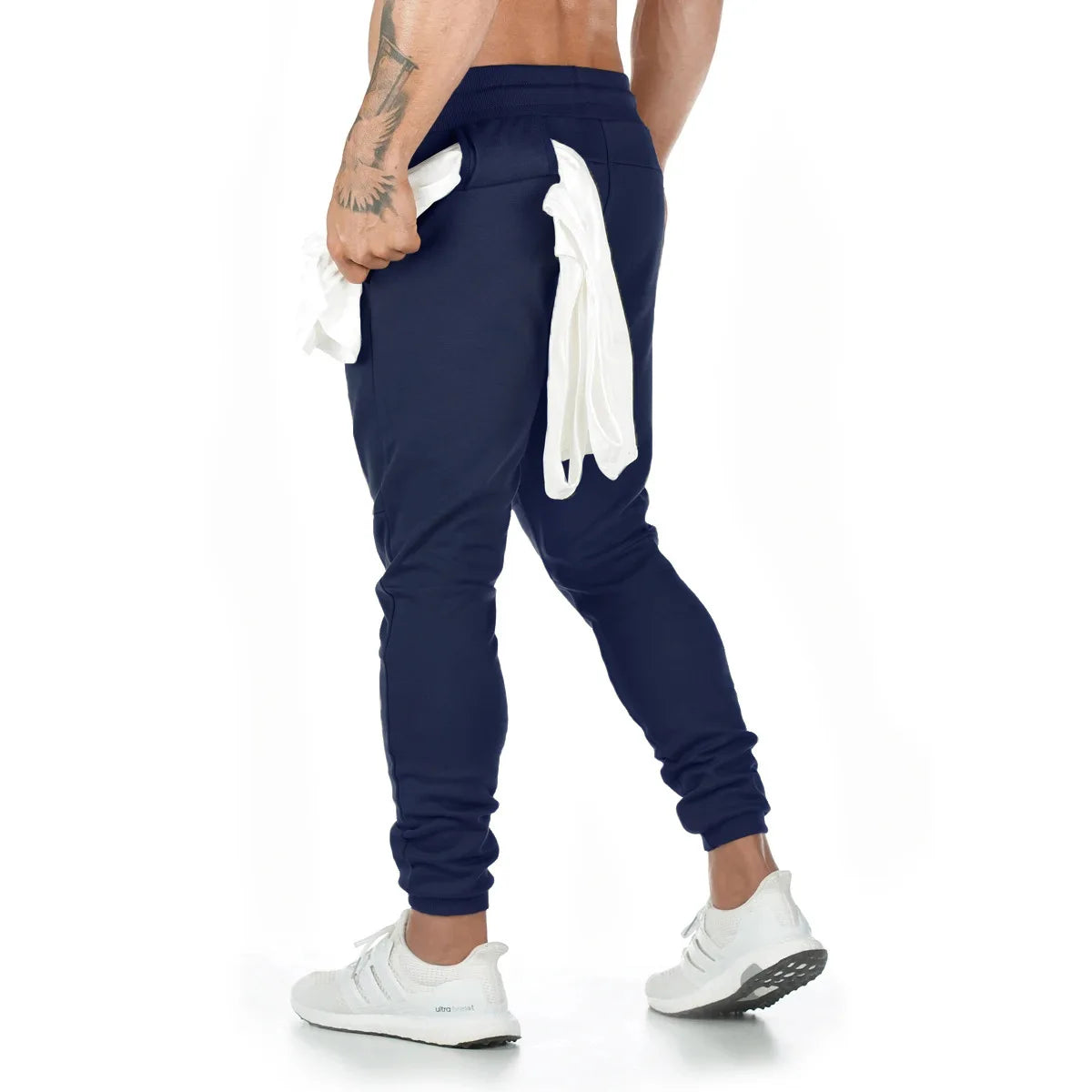 Custom Zip Phone Pockets Cotton Sweatpants