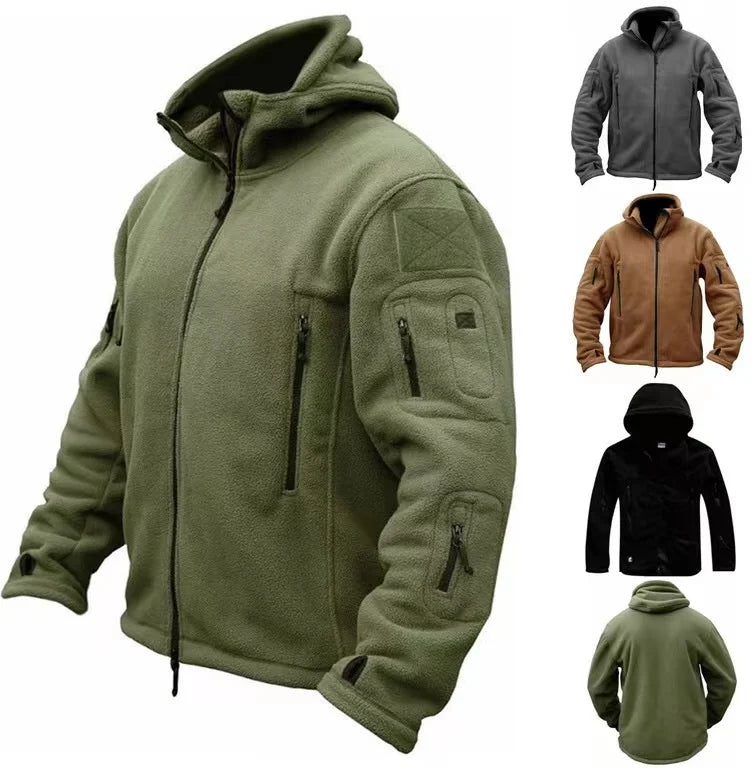 Men's Jacket Autumn Fleece Full Zip Hoodie