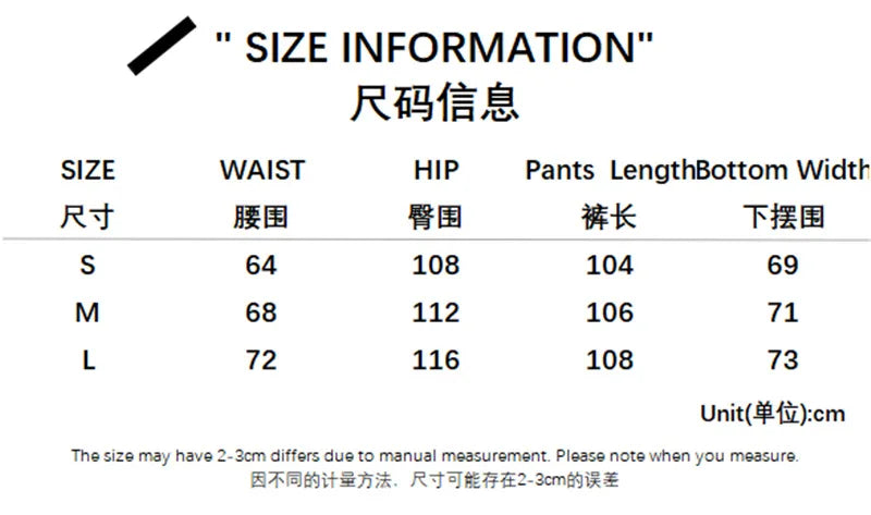 Casual Streetwear Low Waist Cargo Trousers