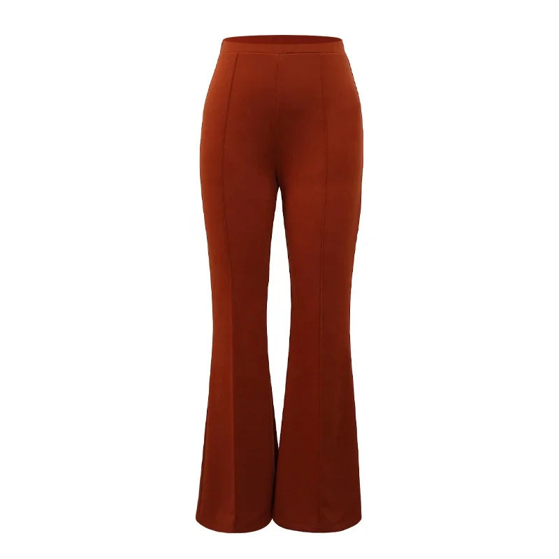 Wide Leg Stretch Work Trousers